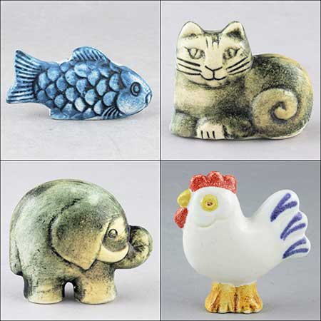 リサ・ラーソンのセラミックスタジオ・グスタフスベリ製の作品